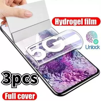 Для Samsung Galaxy S23 S22 S21 S20 S10 S9 S8 Plus Ultra Защитная пленка для экрана Samsung S 23 22 21 Note 20 10 9 8 Гидрогелевая пленка FE For Samsung A12 чистый