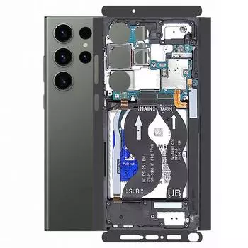 Для Samsung Galaxy S23 S24 Ultra S23 S24 Plus разборка мобильного телефона задняя пленка наклейка S23