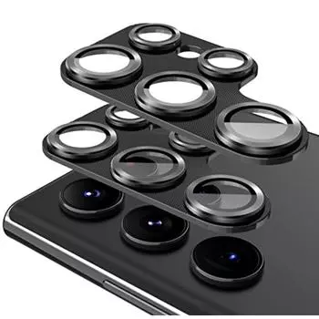 Для Samsung Galaxy S23 Ultra Защитная пленка для объектива камеры Закаленное стекло не влияет на вспышку Защитная линза для объектива камеры для Galaxy S23 Ultra 6,8 дюймов s23 розовый