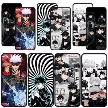 для Samsung Galaxy S24 S23 iPhone 15 14 Xiaomi Redmi Note 13 12 11 Pro Max X 8 7 9 10 XR OPPO Huawei чехол для телефона милый дзюдзюцу кайсен фушигуро мегуми