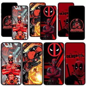 для Samsung Galaxy S24 S23 iPhone 15 14 Xiaomi Redmi Note 13 12 11 Pro Max X 8 7 9 10 XR A05 OPPO A15 Huawei чехол для телефона Super Hero Deadpool Cover for OPPO A57 4G олений