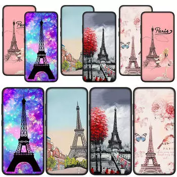для Samsung Galaxy S24 S23 iPhone 15 14 Xiaomi Redmi Note 13 12 11 Pro Max X 8 7 9 10 XR A05 OPPO A15 Huawei чехол для телефона Art Эйфелева башня Франция Париж