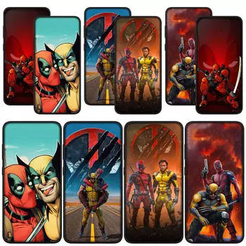 для Samsung Galaxy S24 S23 iPhone 15 14 Xiaomi Redmi Note 13 12 11 Pro Max X 8 7 9 10 XR A05 OPPO A15 Huawei чехол для телефона с рисунком Дэдпула
