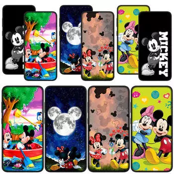 для Samsung Galaxy S24 S23 iPhone 15 14 Xiaomi Redmi Note 13 12 11 Pro Max X 8 7 9 10 XR OPPO Huawei чехол для телефона комиксы Микки Лав Минни Маус чехол