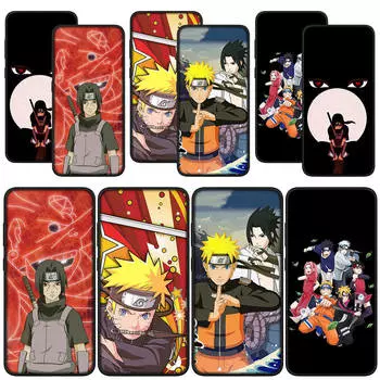 для Samsung Galaxy S24 S23 iPhone 15 14 Xiaomi Redmi Note 13 12 11 Pro Max X 8 9 10 XR OPPO A15 Huawei чехол для телефона Uchiha Sasuke аниме Наруто чехол