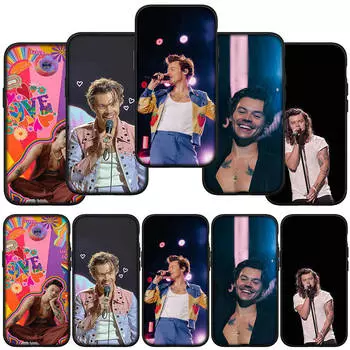 для Samsung Galaxy S24 S23 iPhone 15 14 Xiaomi Redmi Note 13 12 11 8 Plus 10 9 Pro Max X XR чехол для телефона Harrys Styles Hot OPPO A15 Huawei Cover