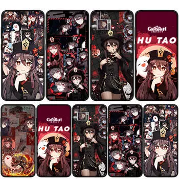 для Samsung Galaxy S24 S23 iPhone 15 14 Xiaomi Redmi Note 13 12 11 8 Plus 10 9 Pro Max X XR чехол для телефона Hutao Genshin Impact Hu Tao OPPO Huawei Cover
