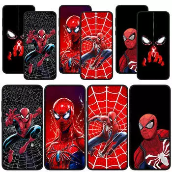 для Samsung Galaxy S24 S23 iPhone 15 14 Xiaomi Redmi Note 13 12 11 Pro Max X 8 7 9 10 XR OPPO A15 Huawei чехол для телефона Человек-паук мультфильм Человек-паук чехол