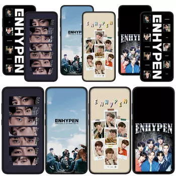 для Samsung Galaxy S24 S23 iPhone 15 14 Xiaomi Redmi Note 13 12 11 Pro Max X 8 7 9 10 XR A05 OPPO A15 S20 FE 13C Huawei чехол для телефона ENHYPENs Kpop Cover