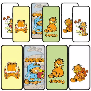 для Samsung Galaxy S24 S23 iPhone 15 14 Xiaomi Redmi Note 13 12 11 Pro Max X 8 7 Plus 9 10 XR OPPO Huawei чехол для телефона Lovely Garfield Cat Cover