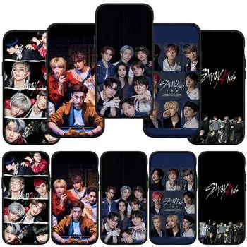 для Samsung Galaxy S24 S23 iPhone 15 14 Xiaomi Redmi Note 13 12 11 8 Plus 10 9 Pro Max X XR чехол для телефона Kpop SKZ Stray Kids OPPO A15 Huawei чехол