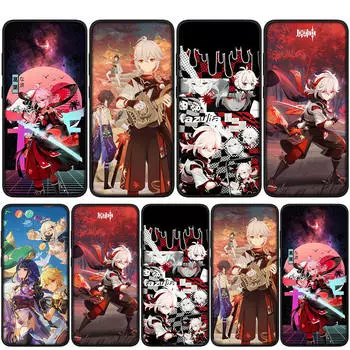 для Samsung Galaxy S24 S23 iPhone 15 14 Xiaomi Redmi Note 13 12 11 8 Plus 10 9 Pro Max X XR чехол для телефона Genshin Impact Kaedehara Kazuha OPPO A15 Huawei