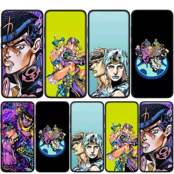 для Samsung Galaxy S24 S23 iPhone 15 14 Xiaomi Redmi Note 13 12 11 8 Plus 10 9 Pro Max X XR Чехол для телефона Аниме JoJo s JoJo Bizarre Adventure OPPO Huawei for Samsung Galaxy S8 экрю