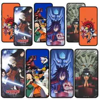 для Samsung Galaxy S24 S23 iPhone 15 14 Xiaomi Redmi Note 13 12 11 Pro Max X 8 9 10 XR OPPO Huawei чехол для телефона Наруто Аниме Мадара Учиха Саске чехол