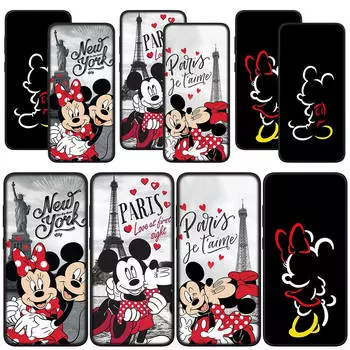 для Samsung Galaxy S24 S23 iPhone 15 14 Xiaomi Redmi Note 13 12 11 Pro Max X 8 7 9 10 XR A05 OPPO A15 Huawei чехол для телефона Mickey Love Minnie Mouse Cover
