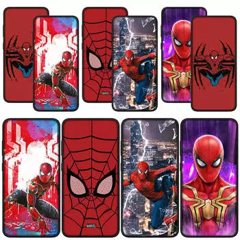для Samsung Galaxy S24 S23 iPhone 15 14 Xiaomi Redmi Note 13 12 11 Pro Max X 8 7 9 10 XR OPPO A15 Huawei чехол для телефона Человек-паук Marvel Человек-паук чехол for Samsung Galaxy S23 Plus олений