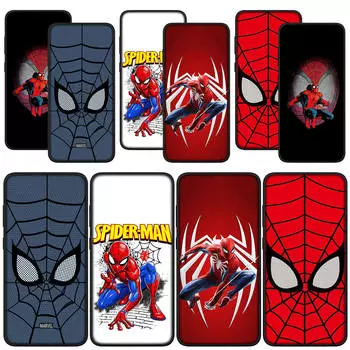 для Samsung Galaxy S24 S23 iPhone 15 14 Xiaomi Redmi Note 13 12 11 Pro Max X 8 7 9 10 XR A05 OPPO A15 Huawei чехол для телефона Супергерой Человек-паук Человек-паук