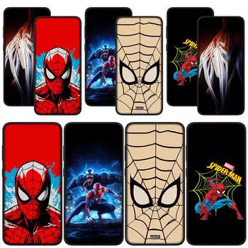 для Samsung Galaxy S24 S23 iPhone 15 14 Xiaomi Redmi Note 13 12 11 Pro Max X 8 7 9 10 XR A05 OPPO A15 Huawei чехол для телефона с изображением Человека-паука