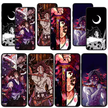 для Samsung Galaxy S24 S23 iPhone 15 14 Xiaomi Redmi Note 13 12 11 Pro Max X 8 7 9 10 XR OPPO A15 Huawei чехол для телефона Kokushibo Demon Slayer аниме-чехол for Samsung Galaxy A13 5G аэро