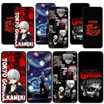 для Samsung Galaxy S24 S23 iPhone 15 14 Xiaomi Redmi Note 13 12 11 Pro Max X 8 7 9 10 XR OPPO A15 Huawei чехол для телефона аниме Tokyo Ghoul Ken Kaneki чехол