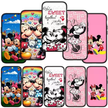 для Samsung Galaxy S24 S23 iPhone 15 14 Xiaomi Redmi Note 13 12 11 8 Plus 10 9 Pro Max X XR чехол для телефона с изображением Минни, Микки Мауса OPPO Huawei Cover
