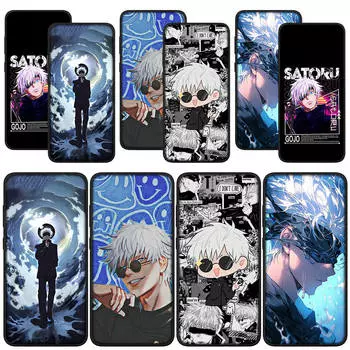 для Samsung Galaxy S24 S23 iPhone 15 14 Xiaomi Redmi Note 13 12 11 Pro Max X 8 7 9 10 XR OPPO A15 Huawei чехол для телефона комиксы дзюдзюцу кайсен годзё сатору for Redmi 10A болюс