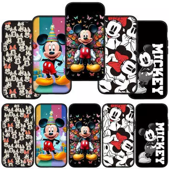 для Samsung Galaxy S24 S23 iPhone 15 14 Xiaomi Redmi Note 13 12 11 8 Plus 10 9 Pro Max X XR 12C 13C 9C чехол для телефона аниме Микки Маус OPPO Huawei чехол