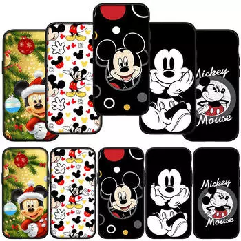 для Samsung Galaxy S24 S23 iPhone 15 14 Xiaomi Redmi Note 13 12 11 8 Plus 10 9 Pro Max X XR чехол для телефона с принтом Микки Мауса OPPO A15 Huawei Cover for Samsung Galaxy Note 10 Plus олений