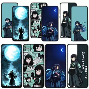 для Samsung Galaxy S24 S23 iPhone 15 14 Xiaomi Redmi Note 13 12 11 Pro Max X 8 7 9 10 XR OPPO A15 Huawei чехол для телефона Muichiro Tokito Demon Slayer чехол