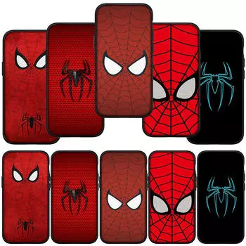 для Samsung Galaxy S24 S23 iPhone 15 14 Xiaomi Redmi Note 13 12 11 8 Plus 10 9 Pro Max X XR Чехол для телефона Marvel Spider Man Comics Spiderman OPPO Huawei