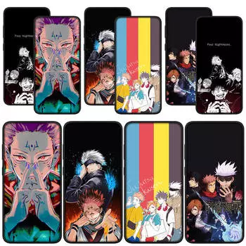 для Samsung Galaxy S24 S23 iPhone 15 14 Xiaomi Redmi Note 13 12 11 Pro Max X 8 9 10 XR OPPO Huawei чехол для телефона Jujutsu Kaisen Gojo Satoru Itadori Yuji