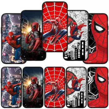 для Samsung Galaxy S24 S23 iPhone 15 14 Xiaomi Redmi Note 13 12 11 8 Plus 10 9 Pro Max X XR Чехол Обои Человек-паук Marvel Человек-паук OPPO A15 Huawei