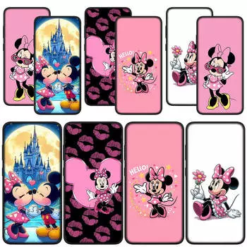 для Samsung Galaxy S24 S23 iPhone 15 14 Xiaomi Redmi Note 13 12 11 Pro Max X 8 7 9 10 XR A05 OPPO A15 Huawei чехол аниме Микки Любовь Минни Маус чехол