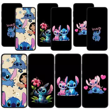для Samsung Galaxy S24 S23 iPhone 15 14 Xiaomi Redmi Note 13 12 11 Pro Max X 8 7 9 10 XR A05 OPPO A15 Huawei чехол для телефона мультфильм аниме милый Лило Стич