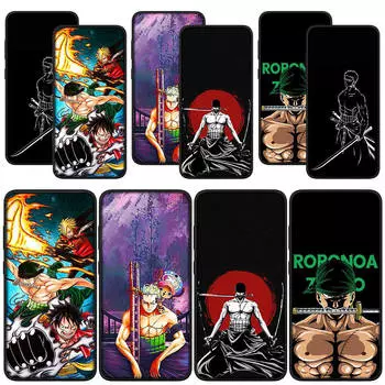 для Samsung Galaxy S24 S23 iPhone 15 14 Xiaomi Redmi Note 13 12 11 Pro Max X 8 9 10 XR 7 OPPO A15 Huawei чехол для телефона One Piece Luffy Roronoa Zoro Cover