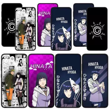 для Samsung Galaxy S24 S23 iPhone 15 14 Xiaomi Redmi Note 13 12 11 Pro Max X 8 9 10 XR OPPO A15 Huawei чехол для телефона Наруто мультфильм Хината Хьюга чехол