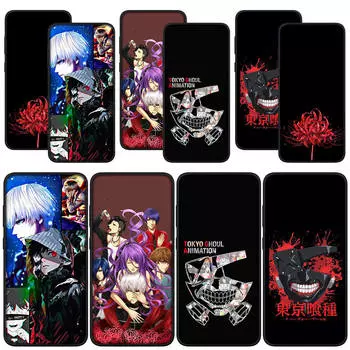 для Samsung Galaxy S24 S23 iPhone 15 14 Xiaomi Redmi Note 13 12 11 Pro Max X 8 7 9 10 XR A05 OPPO A15 Huawei чехол для телефона аниме Токийский Гуль чехол