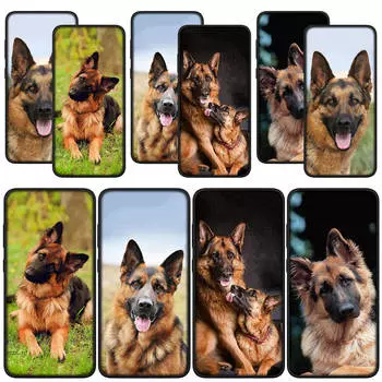 для Samsung Galaxy S24 S23 iPhone 15 14 Xiaomi Redmi Note 13 12 11 Pro Max X 8 7 9 10 XR A05 OPPO A15 Huawei чехол для телефона немецкая овчарка чехол
