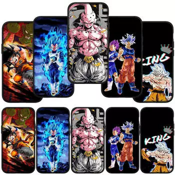 для Samsung Galaxy S24 S23 iPhone 15 14 Xiaomi Redmi Note 13 12 11 8 Plus 10 9 Pro Max X XR Чехол для телефона Super Dragon Ball Goku Z DragonBall OPPO Huawei for Samsung Galaxy A34 5G аэро