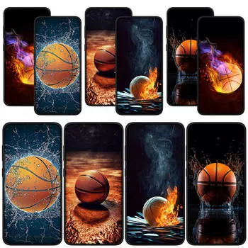 для Samsung Galaxy S24 S23 iPhone 15 14 Xiaomi Redmi Note 13 12 11 Pro Max X 8 7 9 10 XR A05 OPPO A15 Huawei чехол для телефона баскетбольный спортивный чехол