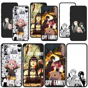 для Samsung Galaxy S24 S23 iPhone 15 14 Xiaomi Redmi Note 13 12 11 Pro Max X 8 7 9 10 XR A05 OPPO A15 Huawei чехол для телефона Spy X Family Anya Forger Cover for Redmi Note 8 Pro олений