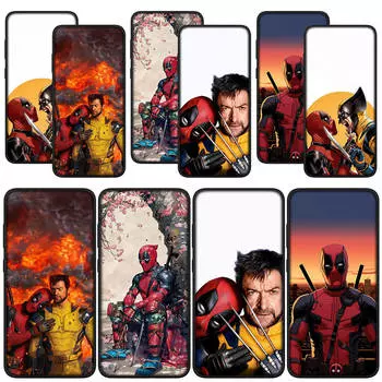 для Samsung Galaxy S24 S23 iPhone 15 14 Xiaomi Redmi Note 13 12 11 Pro Max X 8 7 9 10 XR OPPO Huawei чехол для телефона фильм Дэдпул Росомаха постер крышка