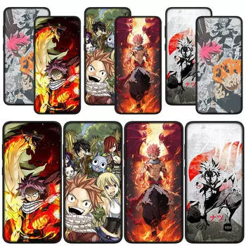 для Samsung Galaxy S24 S23 iPhone 15 14 Xiaomi Redmi Note 13 12 11 Pro Max X 8 7 9 10 XR A05 OPPO A15 Huawei чехол для телефона Милый чехол Fairy Tail for Redmi Note 12 Pro 5G аэро