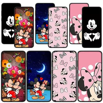 для Samsung Galaxy S24 S23 iPhone 15 14 Xiaomi Redmi Note 13 12 11 Pro Max X 8 7 9 10 XR OPPO A15 Huawei чехол для телефона Мышь Микки Милый Минни чехол