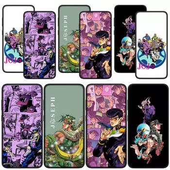 для Samsung Galaxy S24 S23 iPhone 15 14 Xiaomi Redmi Note 13 12 11 Pro Max X 8 7 9 10 XR OPPO Huawei Чехол для телефона JoJo s JoJo Bizarre Adventure Lovely for iPhone 8 Plus аэро