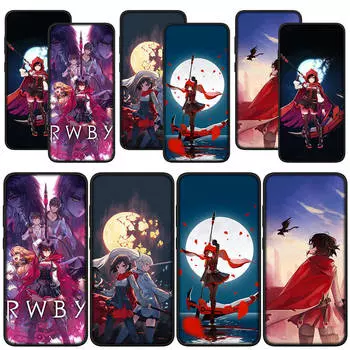 для Samsung Galaxy S24 S23 iPhone 15 14 Xiaomi Redmi Note 13 12 11 Pro Max X 8 7 Plus 9 10 XR S22 S20 FE 13C 12C OPPO A15 Huawei чехол для телефона RWBY крышка for Samsung Galaxy A52S болюс