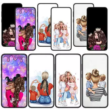 для Samsung Galaxy S24 S23 iPhone 15 14 Xiaomi Redmi Note 13 12 11 Pro Max X 8 7 9 10 XR OPPO Huawei чехол для телефона для девочки, женщины, мамы, семьи, мальчика for Samsung Galaxy S23 FE ceil