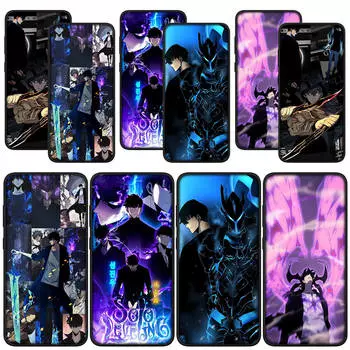 для Samsung Galaxy S24 S23 iPhone 15 14 Xiaomi Redmi Note 13 12 11 Pro Max X 8 7 9 10 XR A05 OPPO A15 Huawei чехол для телефона Cartoon Solo Leveling Cover for Samsung Galaxy A13 4G олений