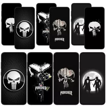 для Samsung Galaxy S24 S23 iPhone 15 14 Xiaomi Redmi Note 13 12 11 Pro Max X 8 7 9 10 XR A05 OPPO A15 Huawei чехол для телефона Superhero Skull Cover for Samsung Galaxy S24 Ultra болюс