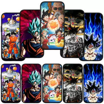 для Samsung Galaxy S24 S23 iPhone 16 15 14 Xiaomi Redmi Note 13 12 11 10 8 Plus 9 Pro Max X XR чехол для телефона с рисунком Dragon Ball Goku OPPO Huawei Cover for Xiaomi Poco X3 Pro аэро